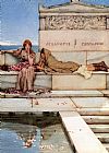 Sir Lawrence Alma-Tadema Xanthe and Phaon painting